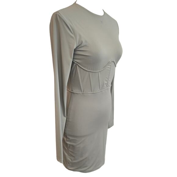 NWT Meshki Green Bodycon Corset Mini Dress Sz Small - Picture 3 of 8